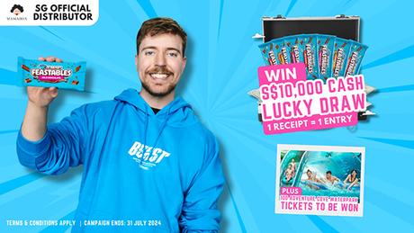 Feastables Chocolate By YouTuber Mr Beast Now In Singapore - Stand to Win S$10,000 cash