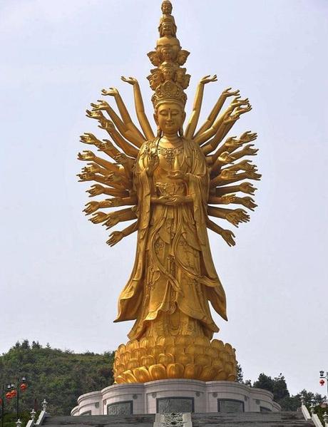 Guishan Guanyin, China - Height: 99 m (325 ft)