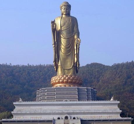 Spring Temple Buddha, China - Height: 128 m (420 ft)