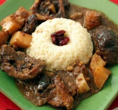 Slow Cooked Veal with Couscous