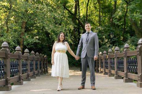 Megan and Chris’s Wedding in the Shakespeare Garden in June