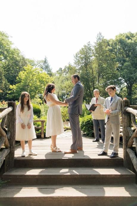 Megan and Chris’s Wedding in the Shakespeare Garden in June