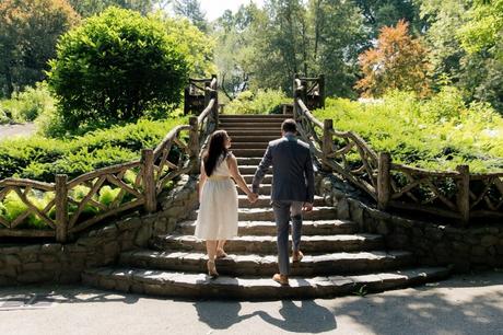 Megan and Chris’s Wedding in the Shakespeare Garden in June