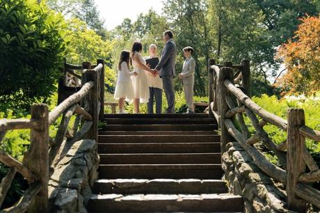 Megan and Chris’s Wedding in the Shakespeare Garden in June