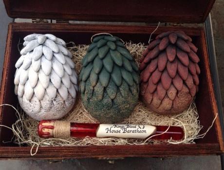 Set Of 3 Game Of Thrones Dragon Eggs