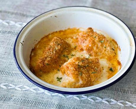 Parmesan Crusted Baked Cod