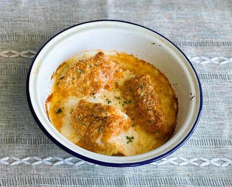 Parmesan Crusted Baked Cod