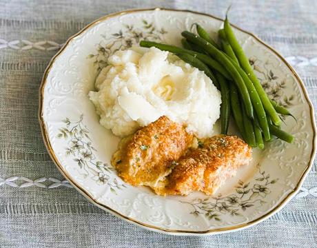 Parmesan Crusted Baked Cod