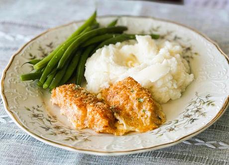 Parmesan Crusted Baked Cod