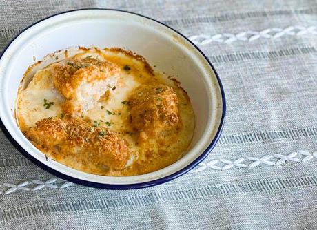 Parmesan Crusted Baked Cod