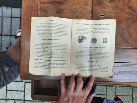 A page of the 1935 manual of our Vesta Dietrich sewing machine (in Italian)