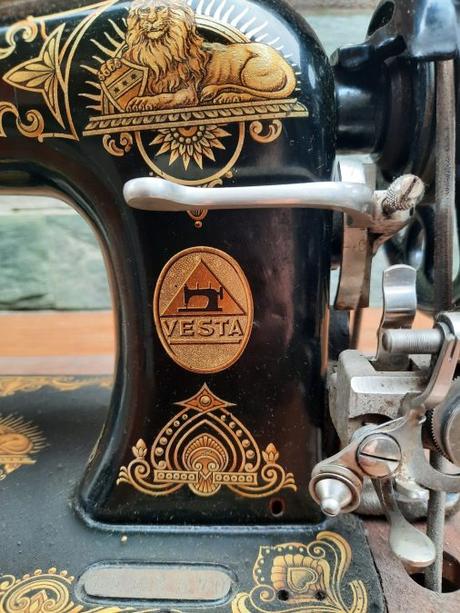 My Vesta Dietrich sewing machine badge