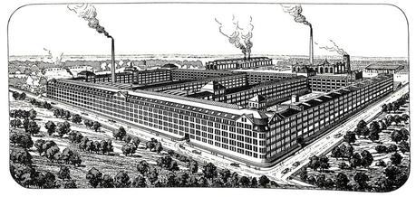 L. O. Dietrich sewing machine factory in Altenburg (Germany), 1913
