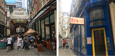 Observations in Leadhall Market – Harry Potter, an optician, the 2i's cafe and a tobacco shop