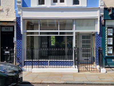 Another tiled shop front has gone – Express Dairies, 300 Westbourne Grove, Notting Hill