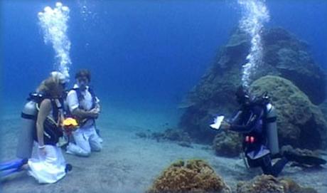 Wedding Underwater