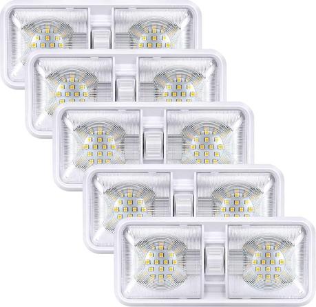 17 of the Best 12V RV Appliances You May Not Have Thought of for RV Camping 16 Kohree LED RV Ceiling Dome Light