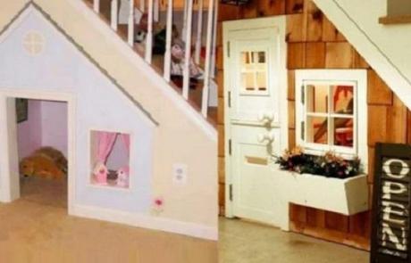 Kids Playhouse Under Staircase