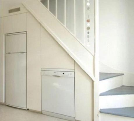 White Goods Under Staircase