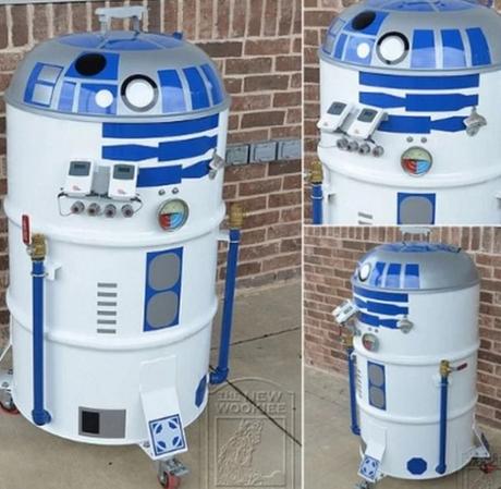 R2-D2 Inspired BBQ Grill