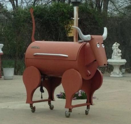 Cow Inspired BBQ Grill