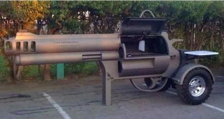 Magnum Revolver Inspired BBQ Grill