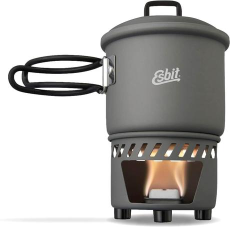 23 Top Rated Camping Mess Kits: Best Types 16 Esbit Titanium Stove and Pot