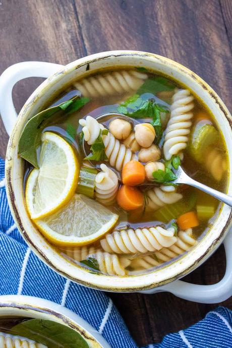 Vegan Chicken Noodle Soup