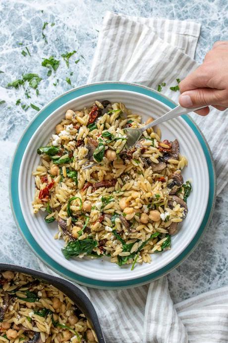 Vegan Orzo Salad