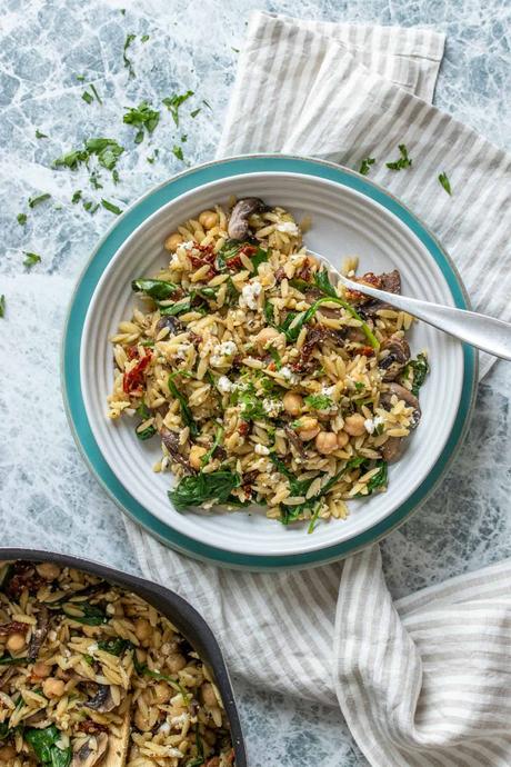 Vegan Orzo Salad