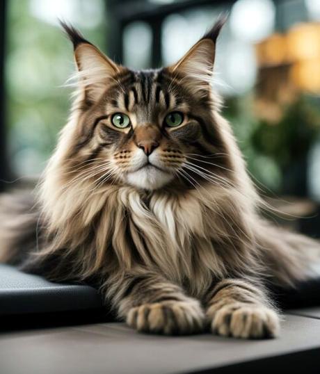 மியாவ் !  -  Cat says meow !  :  Maine Coon cats !!