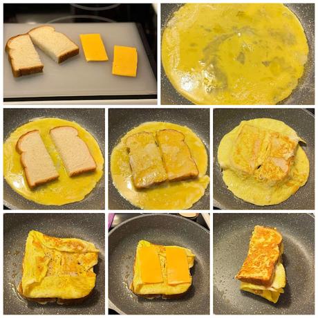 How to make One Pan Egg Toast Omelet