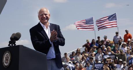 Tim Walz’s military record under scrutiny as he joins Kamala Harris on Democratic ticket