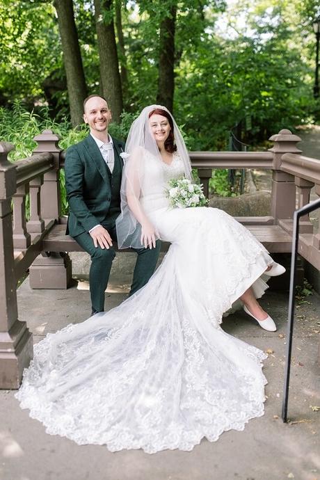 Steph and Rob’s Elopement Wedding on Bow Bridge Boat Landing