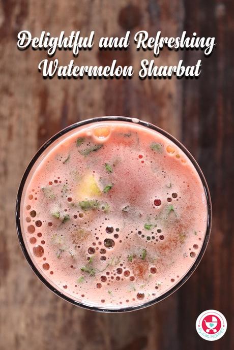 Summer is the perfect time to enjoy refreshing drinks, and what better way to quench your kids' thirst than with a delightful watermelon sharbat? 