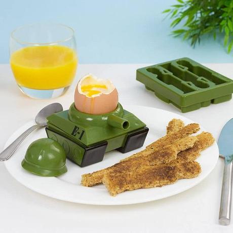 Egg-splode Egg Cup and Toast Cutter Set