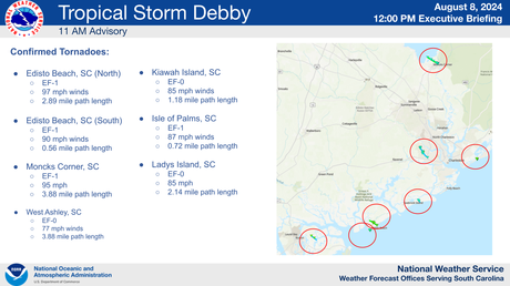 Tropical Storm Debby finally leaves a waterlogged SC, as rivers keep rising • SC Daily Gazette