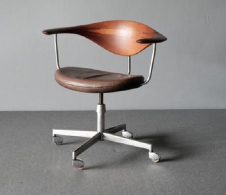 Wegner Swivel Office Chair