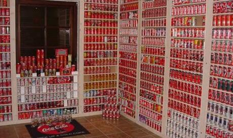 World's Largest Collection of Coca-Cola Cans