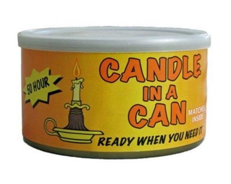 Candle in a can