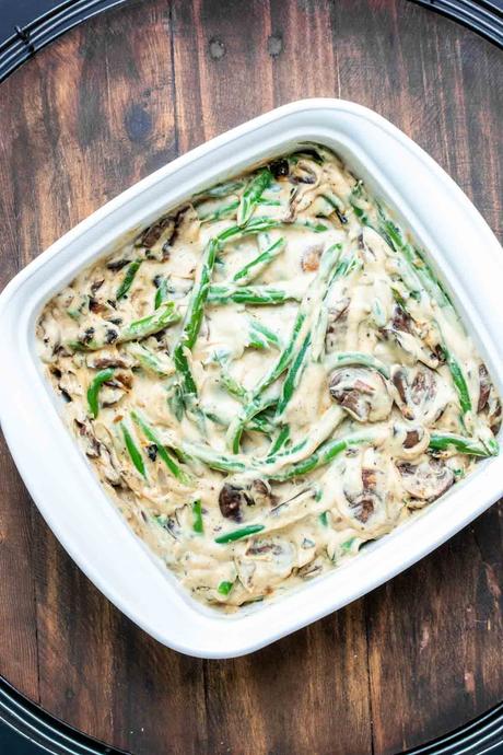 Vegan Gluten-Free Green Bean Casserole