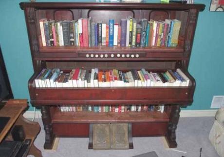 Piano Turned into book-case