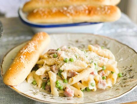 One Pot Ham & Penne Skillet Recipe