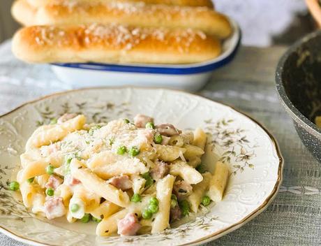 One Pot Ham & Penne Skillet Recipe