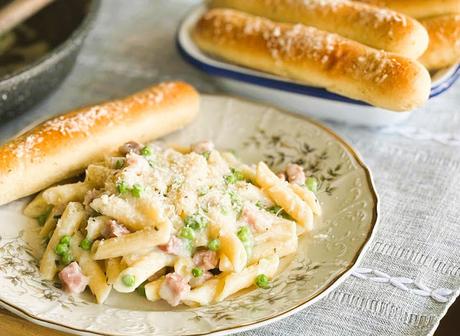 One Pot Ham & Penne Skillet Recipe