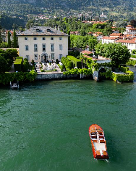 angelina and vladyslavs wedding lake como villa boat