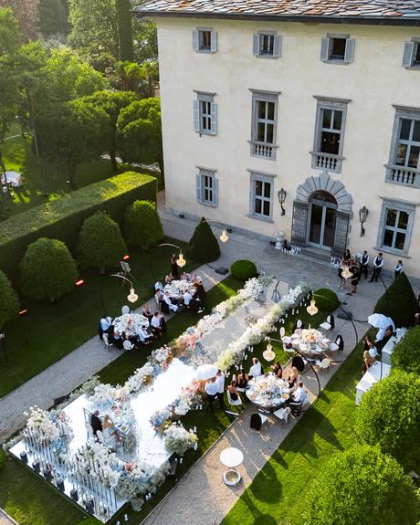 angelina and vladyslavs wedding bird eye view wedding reception