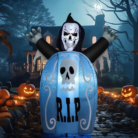 25 Best Halloween Inflatables to Buy in 2024 Inflatable Ghost Tombstone