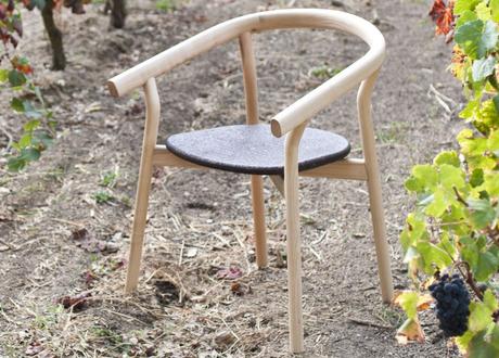 DORA wooden armchair by DAM