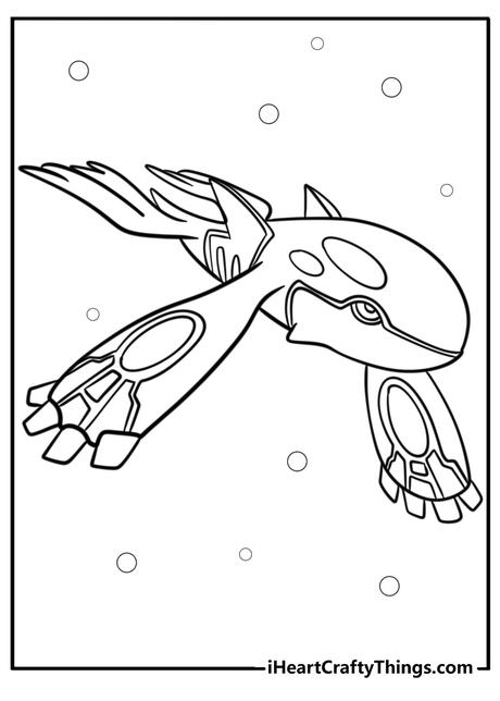 30 New Free To Print Legendary Pokemon Coloring Pages